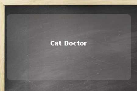 Cat Doctor