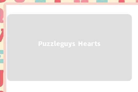 Puzzleguys Hearts